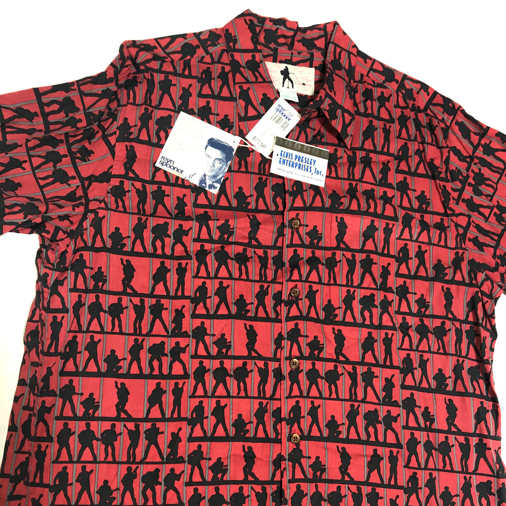 NWT Reyn Spooner Elvis Presley Vintage Shirt